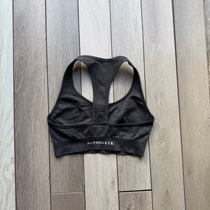 Alphalete Charcoal Sports Bra